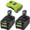 2 PACKS 18V 8000mAh Battery Replacement for Ryobi 18V Battery with P117 Charger for Ryobi Charger Compatible with Ryobi Battery 18V P102 P103 P104 P105 P107 P109 for Ryobi Battery Charger Kit