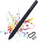 Stylo marqueur pour ordinateur portable remarqué 1/2 tablette, stylet numérique, stylet EMR, sans caoutchouc intégré, ne nécessite pas de recharge, aucune configuration nécessaire (Noir)