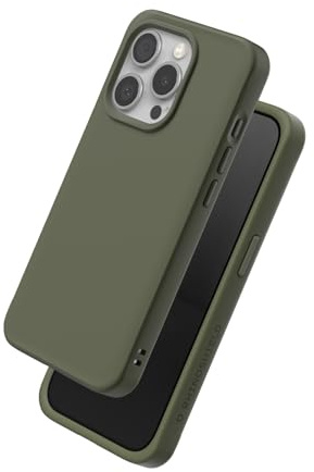 RhinoShield SolidX Hülle für iPhone 15 Pro | Fallschutz nach Militärstandard, verstärkte Stoßdämpfung, verbesserter Eckenschutz, schlankes und leichtes Design