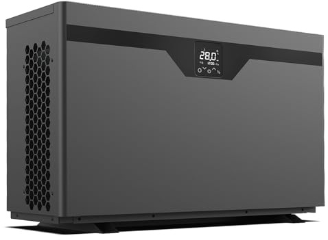 Sirius 9 Inverter Wärmepumpe 9,0 kW | Silent Modus | 32 / 38 / 50 mm | bis 40.000 l | Salzwasser geeignet (9.000 Watt)