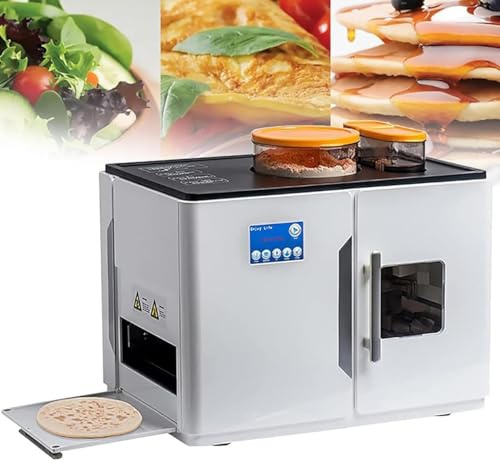 Máquina automática Roti Maker - Máquina eléctrica de 20 piezas para chapati, tortilla, dosa y pan plano con operación de un solo toque