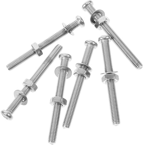 Ciieeo Vis de Fixation pour Piscine en Acier Inoxydable Argenté 6pcs pour Échelle de Piscine Simple à Utiliser Garantissant Stabilité et Durabilité