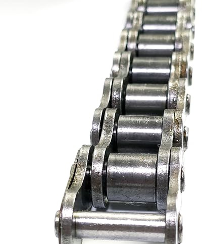OZDOWSKI Rollenkette 16B-1 (1 Zoll / 25,4 mm) Simplex Einreihig DIN 8187 / ISO 606 – 2 Meter Antriebskette aus gehärtetem Stahl inkl. Kettenschloss für Landwirtschaft und Industrie