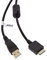 vhbw USB Datenkabel (Typ A auf MP3 Player) Ladekabel kompatibel mit Sony NWZ-E585 MP3 Player - schwarz, 150cm