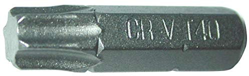 SW-Stahl TBO/4-T9 Schraubendrehbit - 1/4 Zoll T-Profil Bit ohne Bohrung | Präziser T9 Torx Bit aus robustem Chrom-Vanadium, 25 mm Länge, für 6,3 mm Sechskant-Antrieb, Profi-Werkzeug