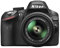 Nikon D3200 - Cámara réflex digital de 24 Mp (pantalla 2.9, estabilizador, vídeo Full HD), color negro - kit con objetivo AF-S DX 18-55mm f/5.6 VR II [importado]