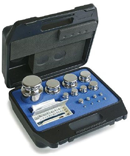 Kern 314-044 Gewichtssatz, Knopfform, Edelstahl poliert, 1 Stück