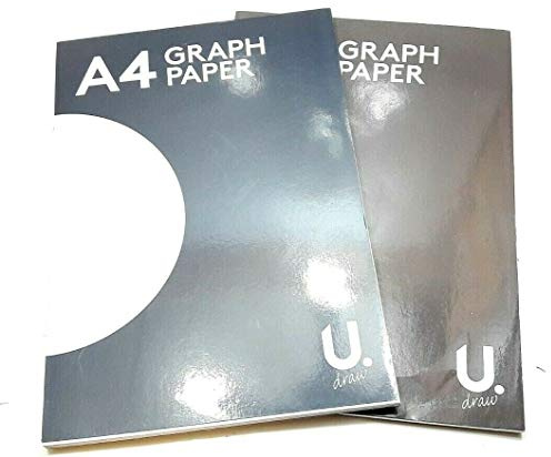A4 Graph Paper Pad - School, Office, College, Home, Work, Studio, Lab A4