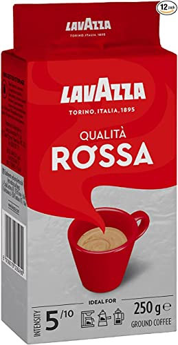 Lavazza Rossa Macinato - 12 Pacchi da 250g (3 kg Totali)
