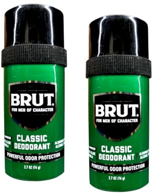 Brut Deodorant 2.25oz Round Solid Classic by Brut