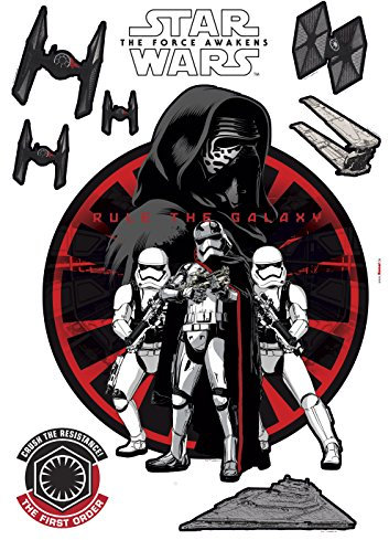 Komar Star Wars Deco-Sticker FIRST ORDER | 50 x 70 cm | Wandtattoo, Wandsticker, Wandaufkleber, Wandbild, Sturmtruppler, Imperium, Galaxy, Kinderzimmer | 14024h