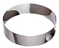 Gobel 865070 Cercle à Mousse EmportePièce Inox Hauteur 4,5 cm Ø 22 cm, Argenté