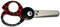 Fiskars Kinder-Tierschere mit Marienkäfermotiv, Ab 4 Jahren, Länge: 13 cm, Für Rechts- und Linkshänder, Rostfreie Stahl-Klinge/Kunststoff-Griffe, Rot, 1004612