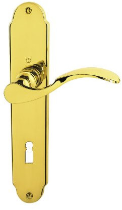 HOPPE Langschild-Garnitur 'Caracas' Messing brüniert M112SLN/2021 - 800773