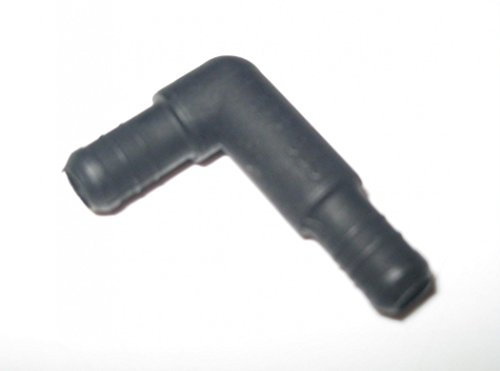 BMW Battery Vent Breather Hose 90° Elbow Bend Joint 61211377835 Genuine