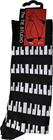 Calzini Keyboard Black & White - (Size 6-11/40-45)