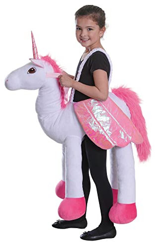 Bristol Novelty Cc043 Costume de Licorne au Galop, Rose, Taille Unique