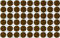 KwikCaps® pvc GREY BROWN ONTARIO WALNUT Self Adhesive Screw Cover Caps. Nail & Cam. 20mm single sheet of 54