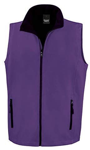 Result Herren CORE Printable Bodywarmer Jacke, Violett (Pur/blk R232MPUBK4X), XXXXL