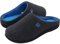 RockDove Women's Original Two-Tone Memory Foam Slipper, Size 7/8 UK Women, Dark Grey and Blue