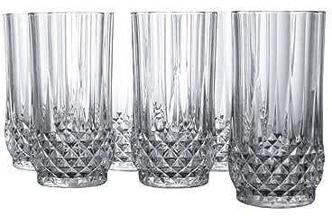 Eclat Cristal D'Arques Vasos de brandy Longchamp, de vidrio, 32 cl, 6 unidades, vidrio, Cristal, 28 cl