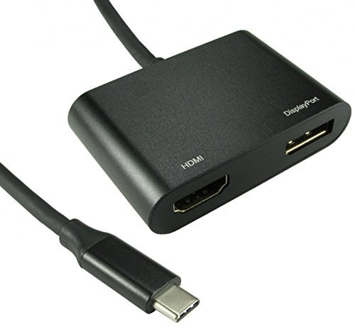 kenable USB 3.1 Type C Plug to 4K HDMI and DisplayPort Socket Converter Cable