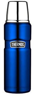 THERMOS King Bouteille Isoth. Metalic Bleu 470ml7.5x7.5xh24.5cm