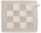 Knit Factory - Topflappen Block - Hitzebeständige Lappen - Schutzlappen zum Kochen - Küchenzubehör - Kochlappen - Ecru/Leinen - Braun - Traditioneller Look - 23x23 cm