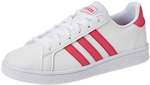 adidas Mädchen Laufschuhe Grand Court K Weiß 38 2/3 EU