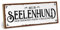 ARTFAVES® Wandbild Holzschild mit Spruch - Seelenhund - Türschild Retro Vintage Deko Bild Geschenk - Haustier, Hund