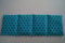 Körnerkissen Bio-Roggen 4-Kammern 50cmx17cm Feincord türkis/braune Sterne