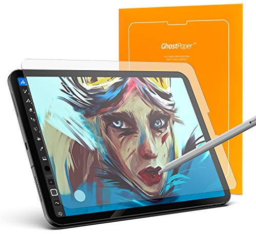 UPPERCASE GhostPaper Premium-Papier Fühle Textur Film, Matt Displayschutzfolie zum Schreiben, Skizzieren, Zeichnen Kompatibel mit iPad Pro 11 mit oder ohne M1 Chips oder 2020 iPad Air 10.9