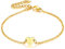 FaithHeart Sommer Armkette Damen Armbändchen 16cm+5cm Herzkette mit Buchstabe Z Schöne Armkette