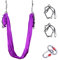 Silk Aerial Yoga Hammock - Improved Yoga Inversions Ultra Strong Antigravity Yoga Swing Set Kit for Balance Flexibility,Inversion Exercises (Purple)