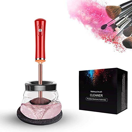 Make Up Pinselreiniger Trockner,10 Sekunden Waschen Und Trocknen,Ruhig Und Anti-Shake,Elektrische Pinselreiniger Set,Automatische Tiefenkosmetik-Make-Up-Pinselwerkzeug