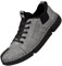 BSTL Stivali da Moto Fatti a Mano Scarpe da Motociclista Morbide e Traspiranti Stivali da Corsa Estivi in ​​Pelle Scarpe da Moto Fuoristrada Four Seasons,Grey-44