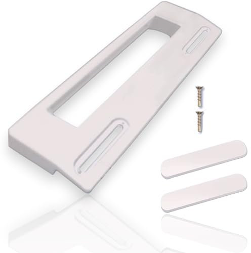 DL-pro Türgriff Griff universal mit 11,3 bis 16,6 cm Lochabstand weiß für Kühlschrank Gefrierschrank KühlGefrierKombination
