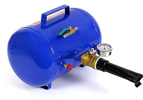 WilTec XPOtool Cañón de Aire para inflado de neumáticos 32,5l Aire comprimido inflador Booster MAX. 10bar