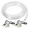 sourcing map Mini Agua Bomba, DC 5V Micro Sumergible Motor Vertical Estilo con Conector USB Transparente Vinilo Tubería para Jardín Planta