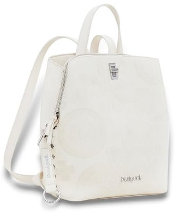 Desigual Damen Back_Deja Vu Sumy Mini Backpack, Einheitsgröße (Creme)