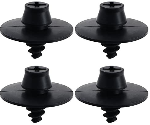 ECSiNG 4 Stücke Fußmatten-Befestigungsclips Ersatz 3D0864812AB41 3D0864812A Kompatibel mit Passat 2000–2005 Kompatibel mit New Beetle 1998–2010 Kompatibel mit Golf 1997–2005