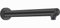 Drenky Bras de Douche,Bras de Douche Mural 40 cm Rallonge Douche Ronde en Acier Inoxydable A2 V2A Bras de Douche Noir D'extension pour Tete De Douche Pluie,Finition Laquée Noire