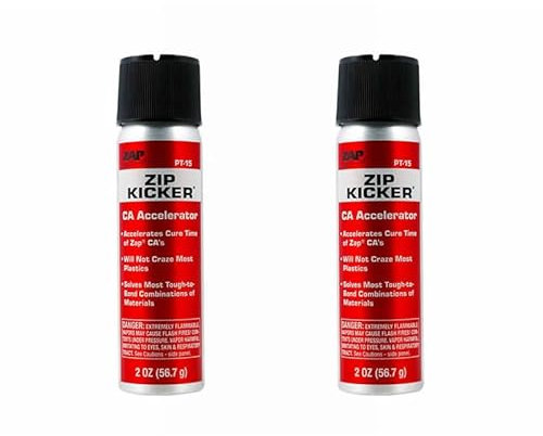2 x ZAP PT15 Zip Kicker CA Accelerator Aerosol (2oz) - 5525170