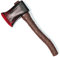Soochat Halloween Axe Prop, Plastic Hatchet, Bloody Axe for Scary Halloween Party Props
