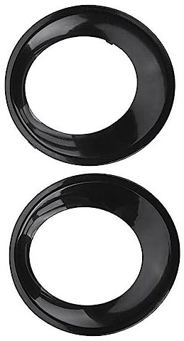MASO Lot de 2 cache-phares antibrouillard compatibles avec B-M-VV X3 E83 LCI 2007-2010, numéro de pièce 51113423789, 3423789, 51113423790, 3423790, noir