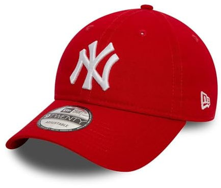 New Era New York Yankees MLB League Essential Rot Verstellbare 9Twenty Cap - One-Size