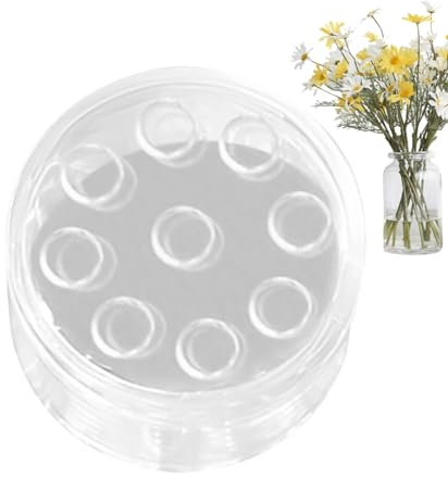 Suphyee Stem Holder Transparent | Versatile Bouquet Twisters Flower Arrangement, Stem Holder for Vases Stem Holder for Wedding Home Romantic Decor