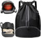 WUBAYI Football Boot Bag,Sports Kit Gym Sack Swimming PE Large Drawstring Bag Unise With Wet And Dry Separation,Waterproof Gym For Kids Adults Men Women Travel,School Sports Beach Holidays Boys Girls