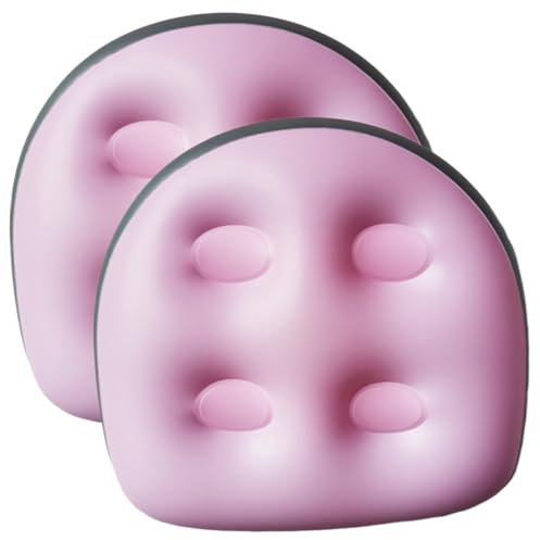 Siège d'appoint gonflable 2 pièces 18,5 x 14,6 x 5,9 '' Siège de spa et support dorsal gonflable avec ventouse Siège de bain à remous Siège d'appoint de bain à remous en PVC pour adultes Style 3 Siège