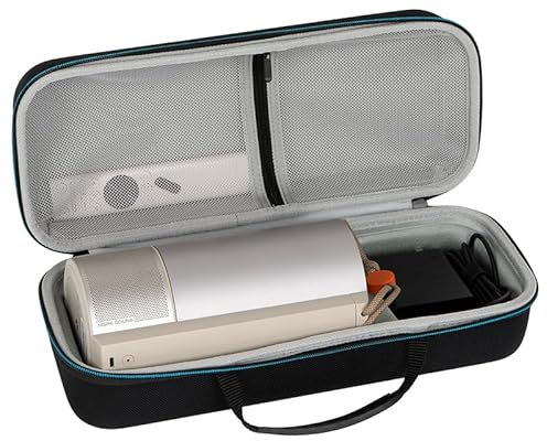 Étui de Transport Rigide pour Mini projecteur XGIMI MoGo 3 Pro 1080P, étui de Voyage pour MoGo 4 et Support réglable, Rangement pour télécommande, Chargeur et Autres Accessoires, Noir